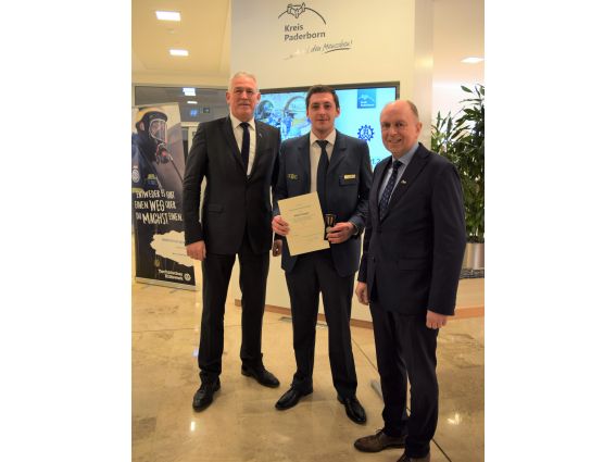 THW-Einsatzkräfte erhalten Bundesflutmedaille - Fluthilfe 2021 © Kreis Paderborn